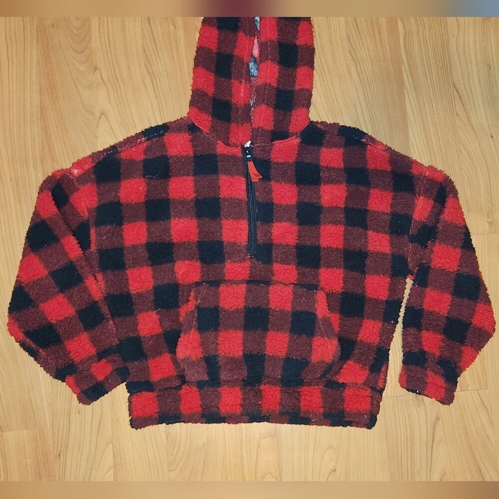 No Boundaries Plaid Pullover Sweater Small 3-5 - Picture 10 of 10